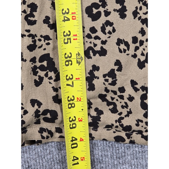 Philosophy Republic Clothing Leopard Print Open Front Long Sleeve Cardigan Sz S - Picture 6 of 8